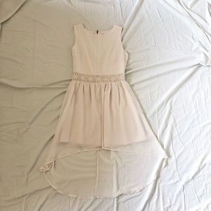 White Asymmetrical Dress